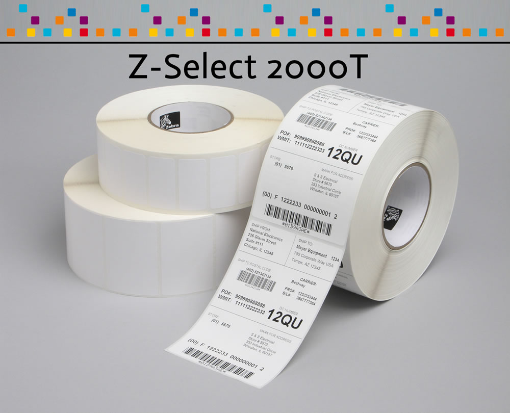 57 x 51mm Zebra Z-Select 2000T