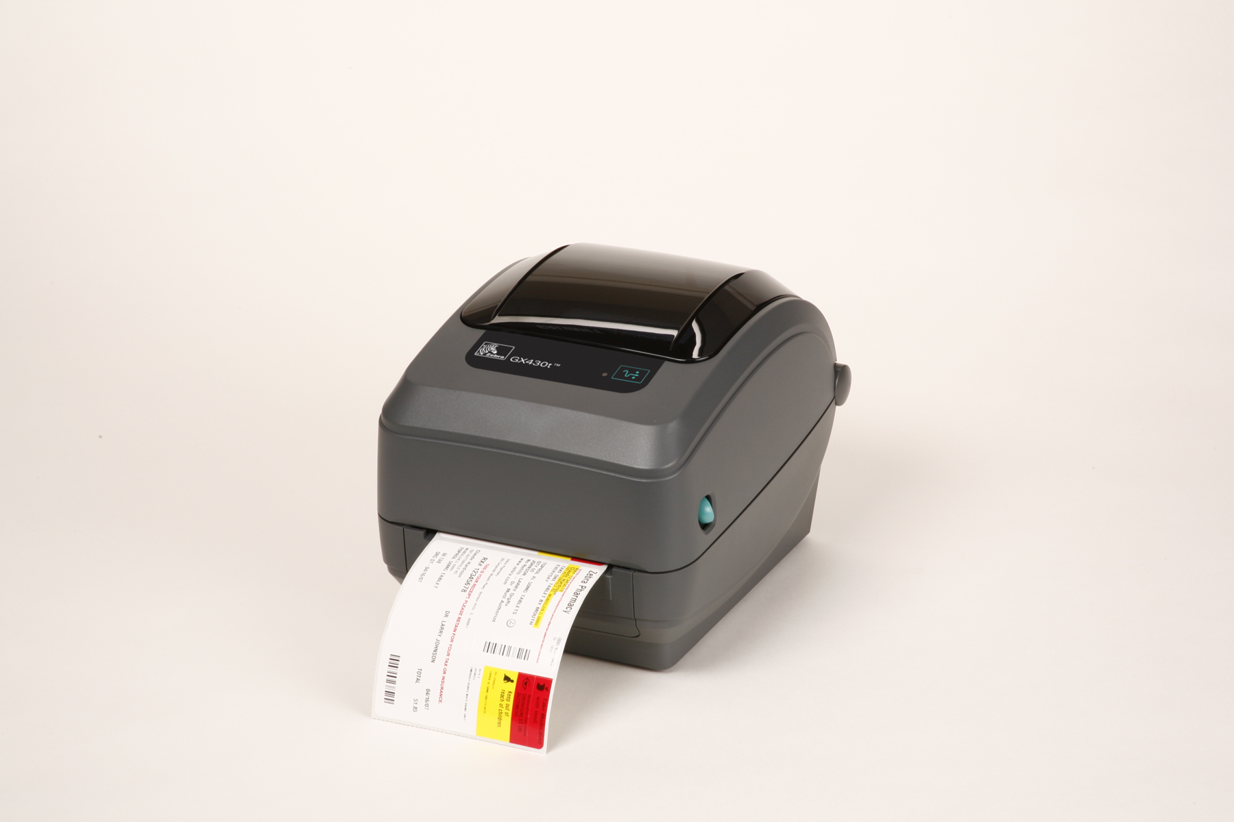 zebra gx430t labels
