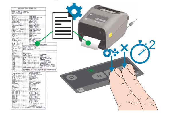 Fritid miljø Dyrke motion Zebra ZD420 printers: First setup and calibrate operations