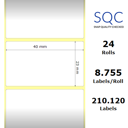 labels sqc normal paper vellum roll size 40 x 23 cod what is normal paper size