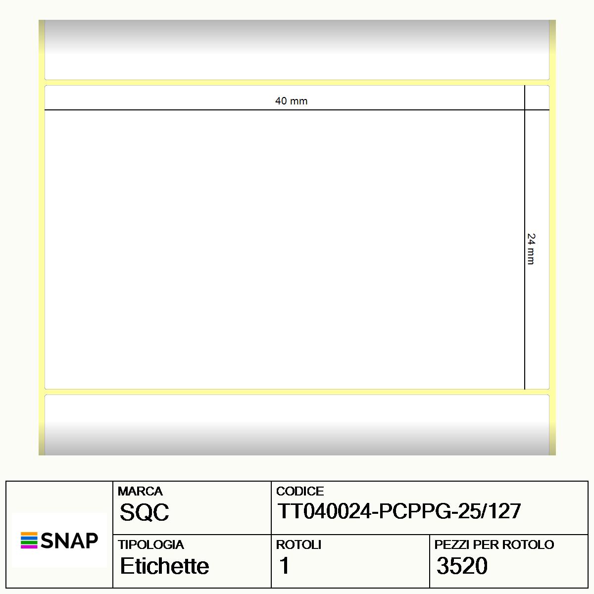 TT040024-PCPPG-25/127 - Etichette SQC Trasparente neutro S-DESK-STC