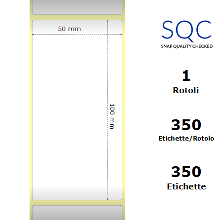 DT050100-PWPC-25/88 - Etichette SQC  S-PROT Carta