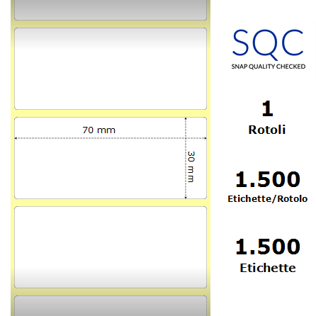 TT040200-CCPPG-25/127 - Etichette SQC Trasparente neutro S-FROZEN
