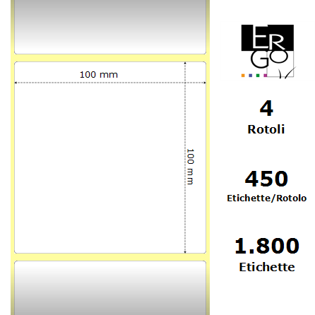 ERGO-E10011-D-4 - Etichette Ergo  Carta