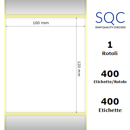 TT100120-PWPU-40/102 - Etichette SQC  S-SHIP Carta