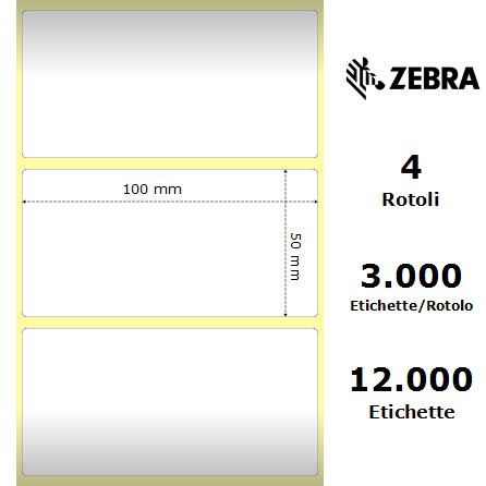 3006777-T - Etichette Zebra  Z-Perform 1000D Carta