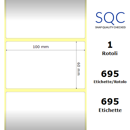 DT100060-PWPC-40/100 - Etichette SQC  Carta