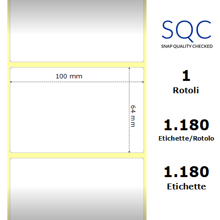 DT100064-SWPC-25/121 - Etichette SQC  S-FROZEN Carta