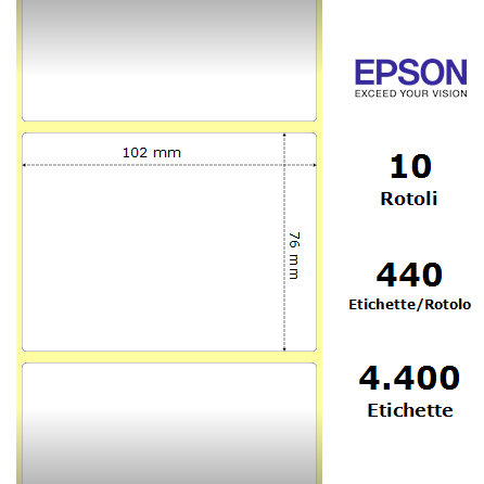 C33S045532 - Etichette Epson  Carta