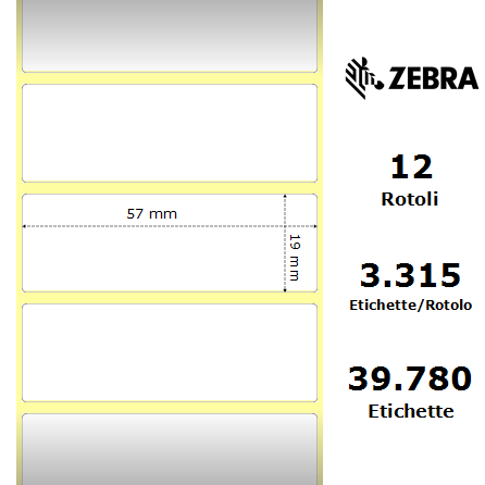 800272-075* - Etichette Zebra  Z-Select 2000T Carta