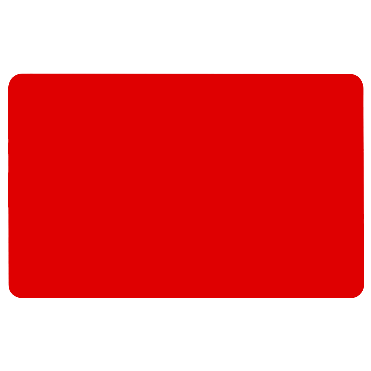104523-130 - Carte plastiche Zebra Rosso CR80 Cards PVC
