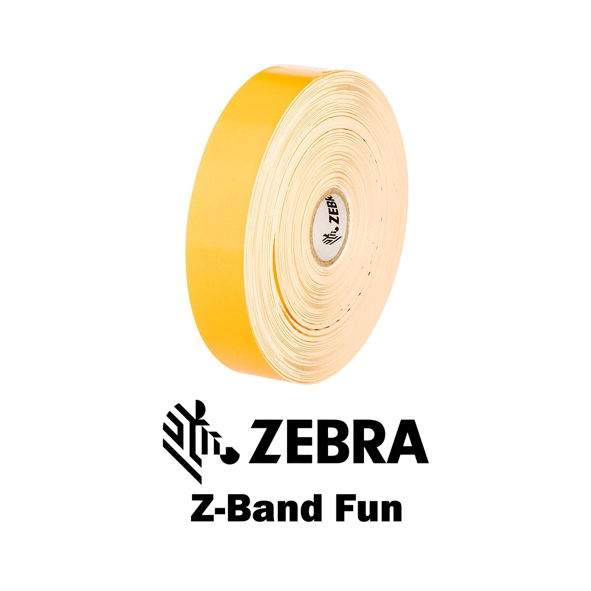 10012712-6 - Braccialetti Zebra Arancione Z-Band Fun Polipropilene 