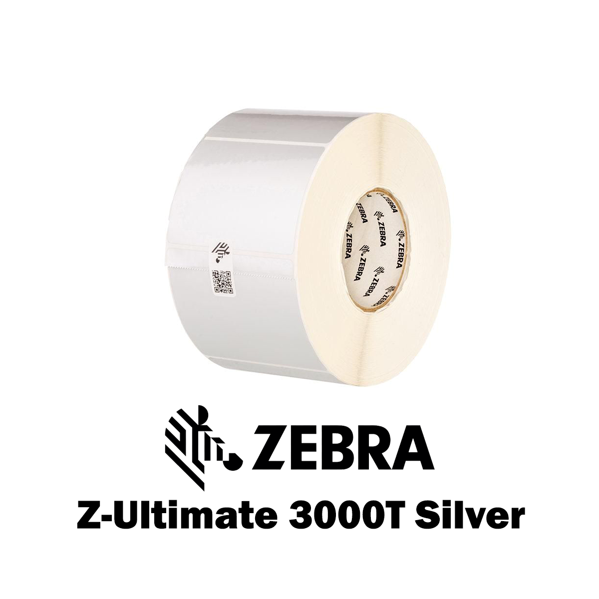 3006493 - Etichette Zebra Argento Z-Ultimate 3000T Silver Poliestere