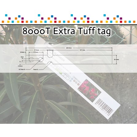 8000T Extra Tuff tag