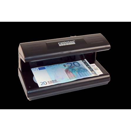 Ratiotec Soldi 185 Rilevatore di banconote false con funzione controlli UV,  luce bianca e sensore magnetico. cod.64160