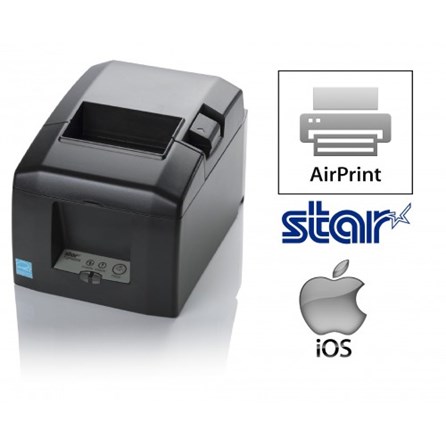 Stampante Star TSP654II AirPrint; termica diretta; ethernet 10/100  interno/wi-fi; taglierina. cod.39481830