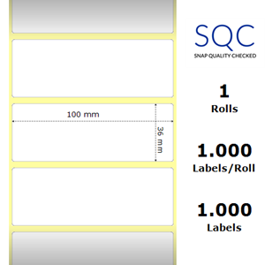 Protected thermal paper (roll)