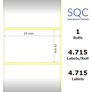 Protected thermal paper (roll)