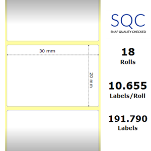 Protected thermal paper (roll)