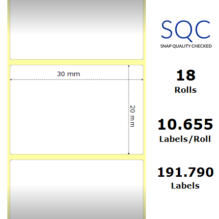 Protected thermal paper (roll)