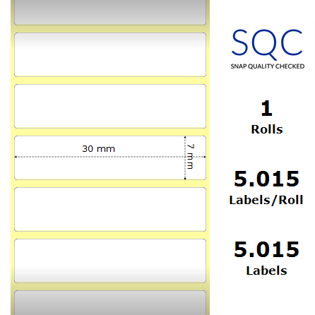 Protected thermal paper (roll)