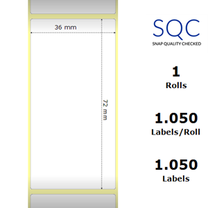Protected thermal paper (roll)