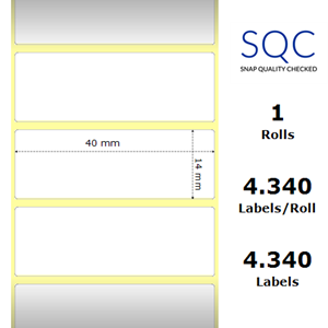 Protected thermal paper (roll)