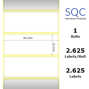 Protected thermal paper (roll)