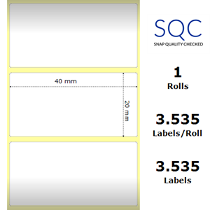 Protected thermal paper (roll)