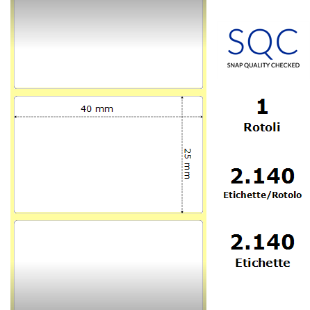 Etichette con nome con testo, 10, 14 or 25 mm