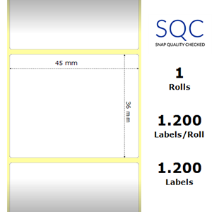 Protected thermal paper (roll)