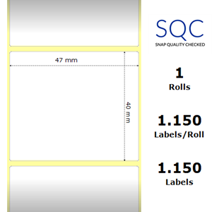 Protected thermal paper (roll)
