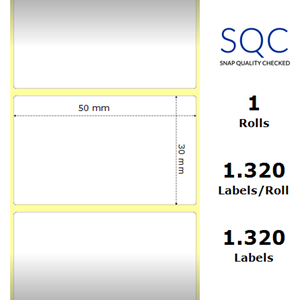 Protected thermal paper (roll)