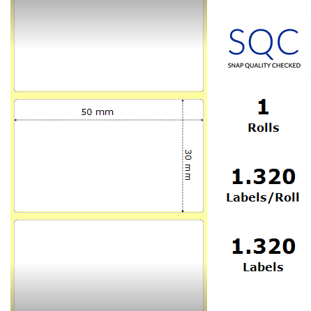 Protected thermal paper (roll)