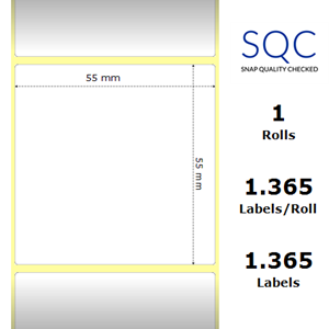 Protected thermal paper (roll)