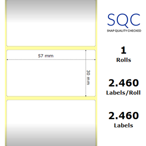 Protected thermal paper (roll)