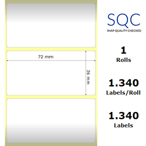Protected thermal paper (roll)