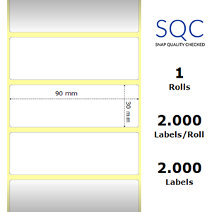 Protected thermal paper (roll)